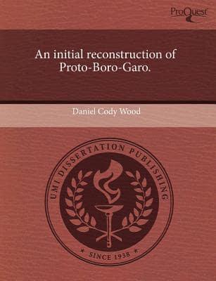 Initial Reconstruction of Proto-boro-garo