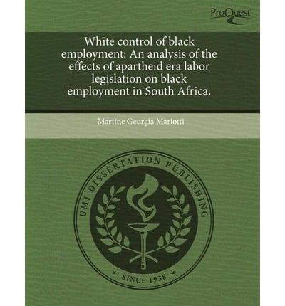 White Control of Black Employment