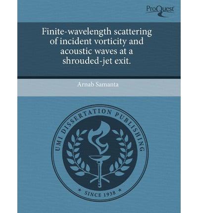 Finite-Wavelength Scattering of Incident Vorticity and Acoustic Waves at A