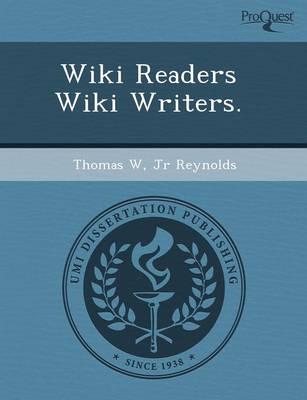 Wiki Readers Wiki Writers