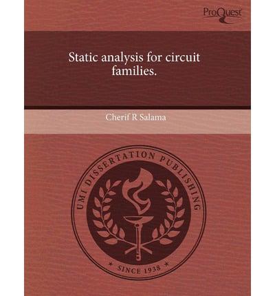 Static Analysis for Circuit Families