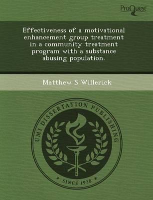 Effectiveness of a Motivational Enhancement Group Treatment in a Community