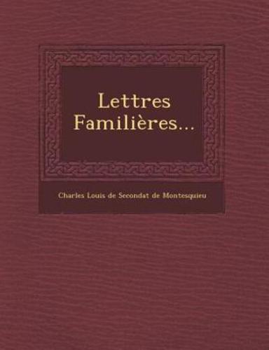 Lettres Familieres...