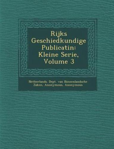 Rijks Geschiedkundige Publicati N