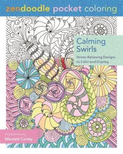 Zendoodle Pocket Coloring: Calming Swirls