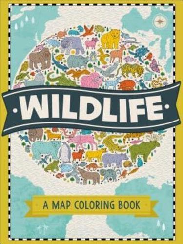 Wildlife: A Map Coloring Book