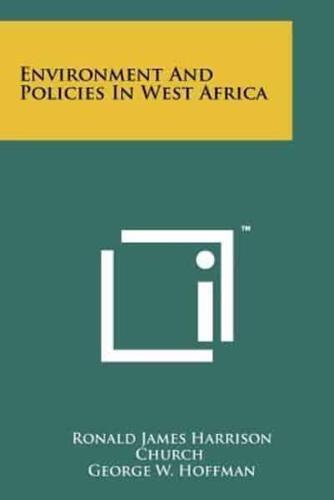 Environment and Policies in West Africa