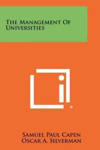 The Management of Universities