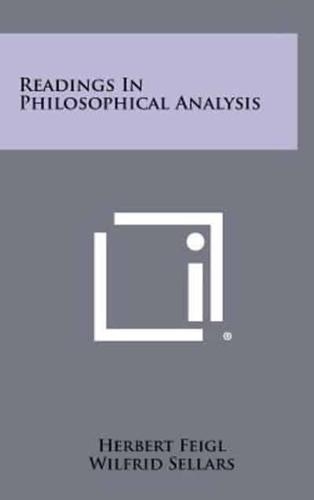 Readings in Philosophical Analysis