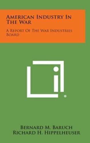 American Industry in the War