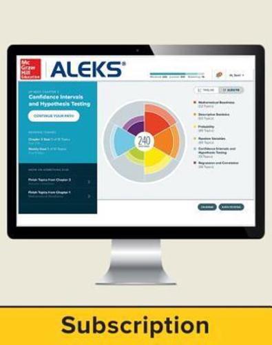 Aleks Access Card for Accounting - 18 Weeks