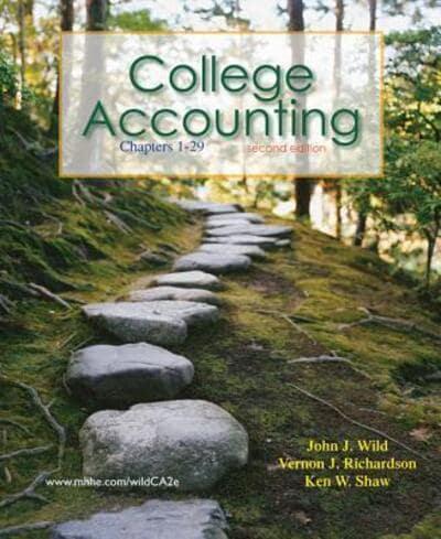 College Accounting Ch 1-29 With Annual Report With Connect Access Card