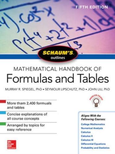 Mathematical Handbook of Formulas and Tables