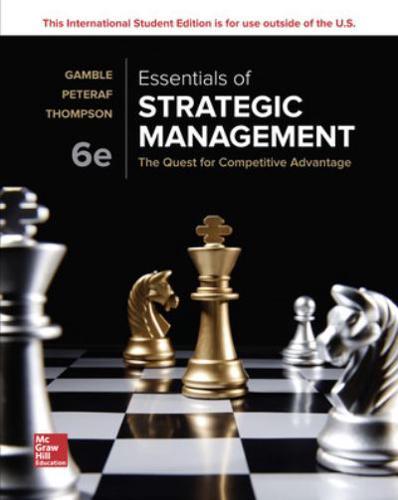 Essentials of Strategic Managemen