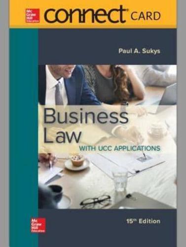 Connect Access Card for Business Law With Ucc Applications