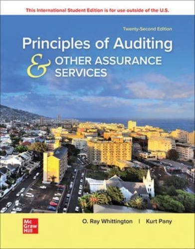 Principles of Auditing & Other Assurance Services