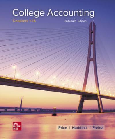 Loose Leaf College Accounting (Chapters 1-13)