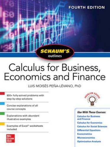 Schaum's Outline of Calculus for Business, Economics, and Finance
