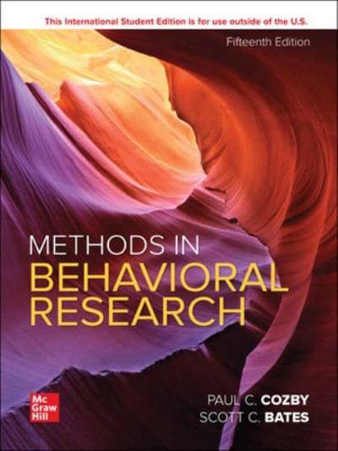 Methods in Behavioral Research