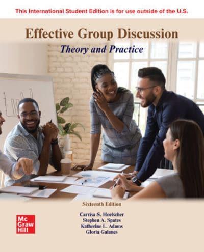 Effective Group Discussion: Theory and Practice ISE