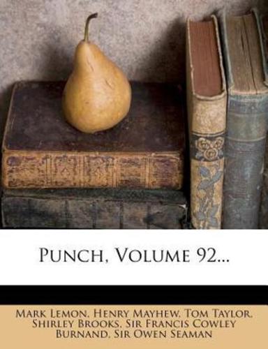 Punch, Volume 92...