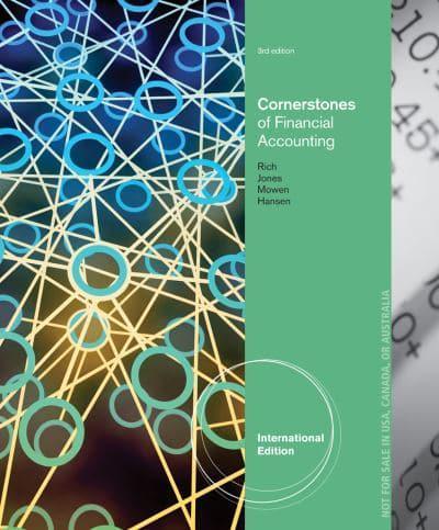 Cornerstones of Financial Accounting, International Edition (With 10K Report)