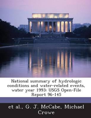National Summary of Hydrologic Conditions and Water-Related Events, Water Y
