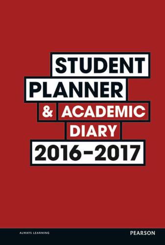 Student Planner and Academic Diary 2015-2016