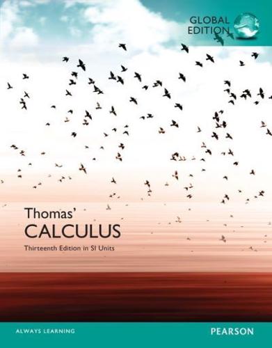 Thomas' Calculus OLP With eText, SI Editon