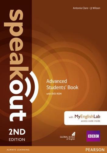 Speakout Advanced 2nd Edition Students' Book for DVD-ROM and MyEnglishLab Pack