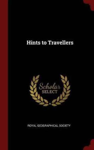 Hints to Travellers