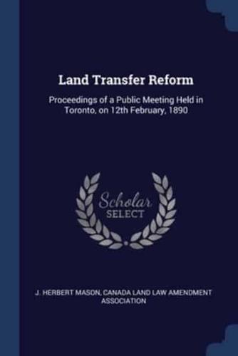 Land Transfer Reform