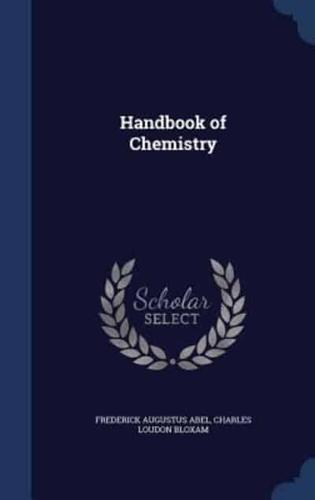 Handbook of Chemistry