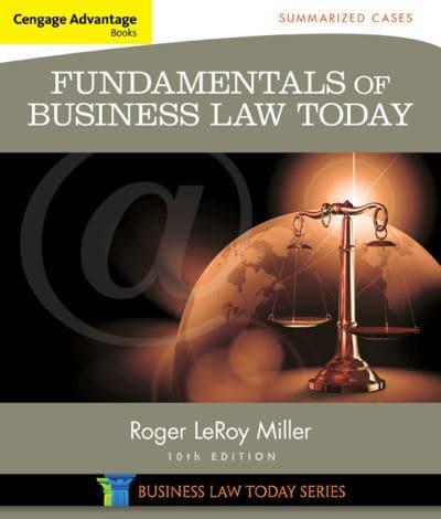 Fundamentals of Business Law Today