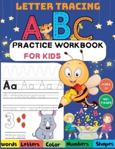 ABC Letter Tracing Practice Workbook for Kids Ages 3-5