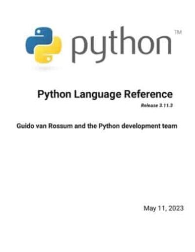 Python Language Reference Release 3.11.3