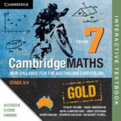 CambridgeMATHS GOLD NSW Syllabus for the Australian Curriculum Year 7 Digital Card