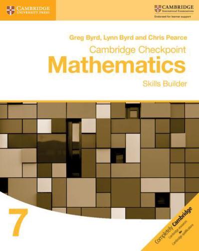 Cambridge Checkpoint Mathematics Skills Builder. Workbook 7