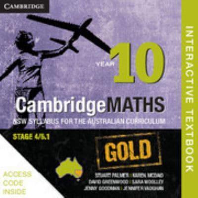 CambridgeMATHS GOLD NSW Syllabus for the Australian Curriculum Year 10 Digital Card