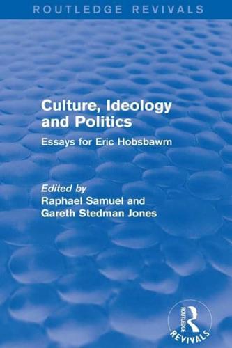 Culture, Ideology and Politics