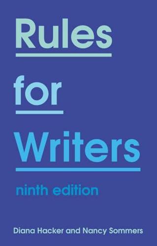 Rules for Writers (International Edition)