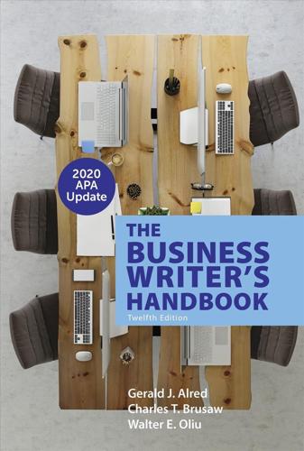 The Business Writer's Handbook With 2020 APA Update