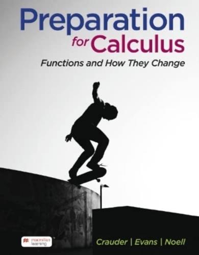 Preparation for Calculus (International Edition)