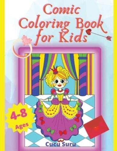 Comic Coloring Book for Kids