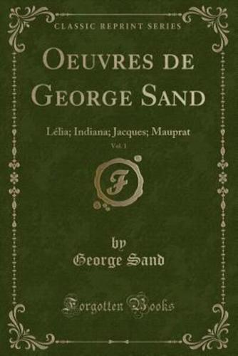 Oeuvres De George Sand, Vol. 1