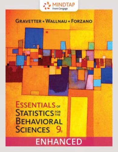 Bundle: Essentials of Statistics for the Behavioral Sciences, 9th + Mindtap Psychology, 1 Term (6 Months) Printed Access Card