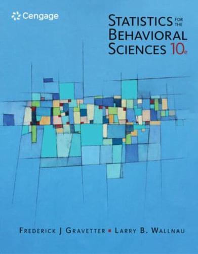 Bundle: Statistics for the Behavioral Sciences, 10th + Mindtap Psychology, 2 Terms (12 Months) Printed Access Card