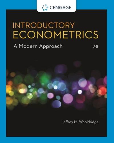 Introductory Econometrics : Jeffrey M Wooldridge (author