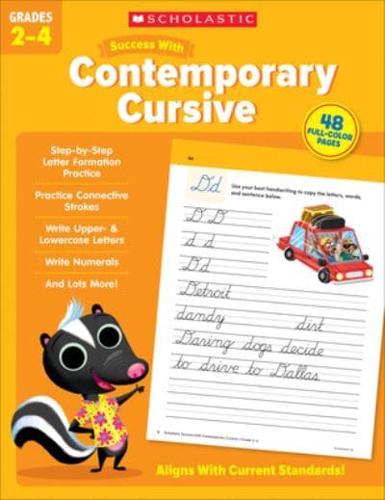 Scholastic Success With Contemporary Cursive Grades 2-4 Workbook