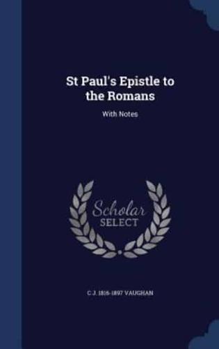 St Paul's Epistle to the Romans